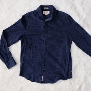 Men's Long Sleeve Button-Up - Penguin - M